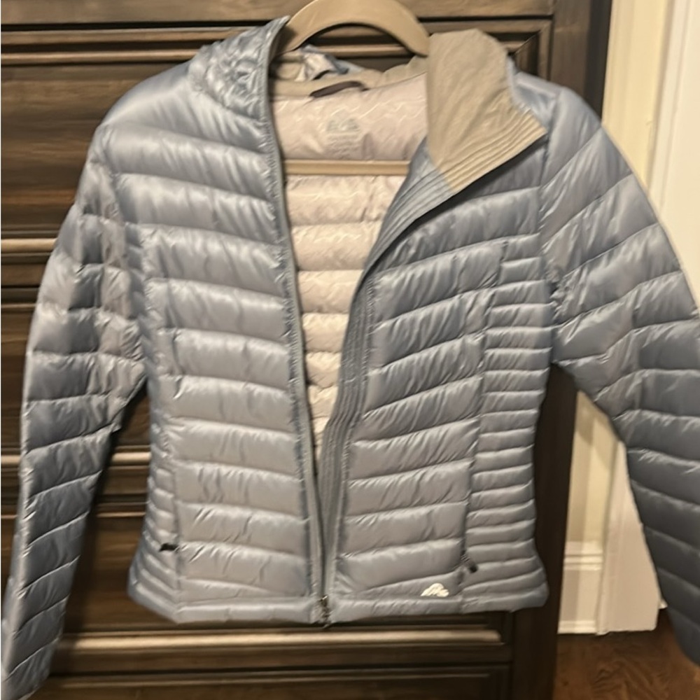 Eastern Mountain Sports Sky Blue Puffer Jacket